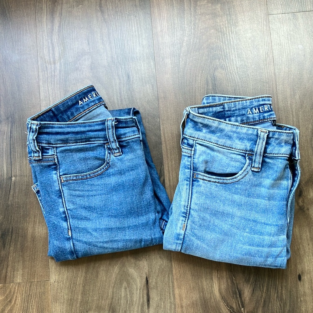 American Eagle Outfitters Hi Rise Jeans Bundle- 2 jeans